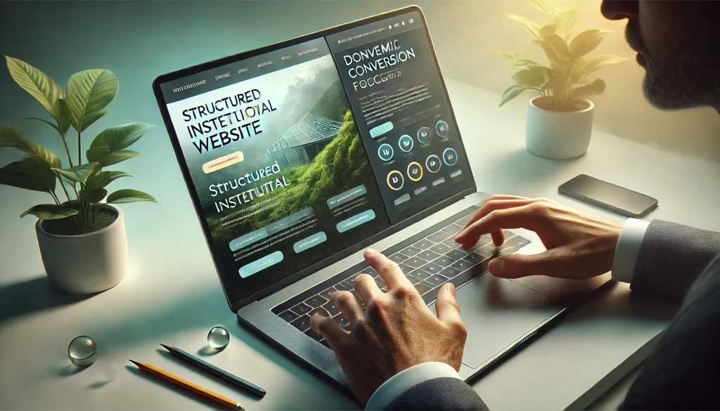 Site Institucional vs. Site de Conversão: Qual o Melhor para o Seu Negócio?